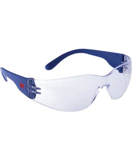 3M 2720 veiligheidsbril Blauw, Transparant Polycarbonaat