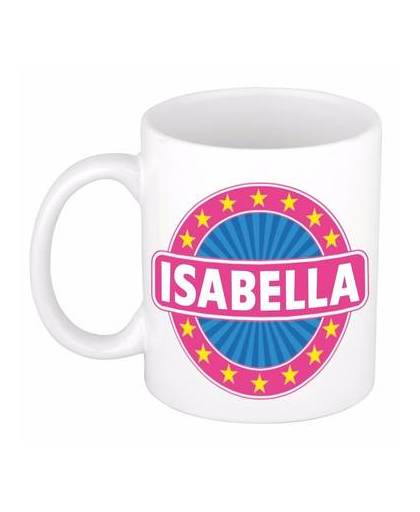 Isabella naam koffie mok / beker 300 ml - namen mokken