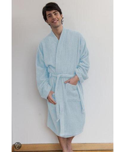 Comfy Co Kimono Robe badjas, kleur Sky Blue, Maat S/M
