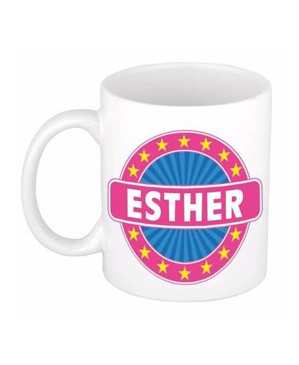 Esther naam koffie mok / beker 300 ml - namen mokken