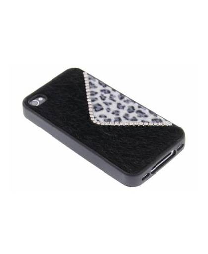 Luxe luipaard design tpu siliconen hoesje voor de iphone 4 / 4s