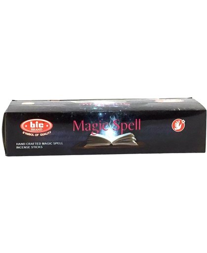 Magic Spell - 6x Hexaverpakking - Magic Spell assortiment - Incense Sticks - Indiase wierookstokjes - incl. wierookhouder