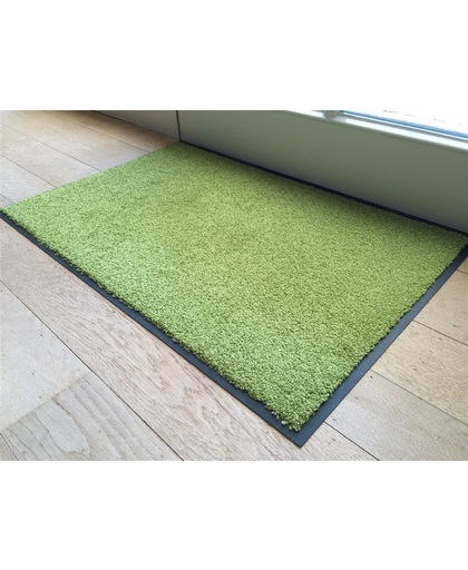 Droogloopmat - Eco-clean groen 40x60cm - set van 2 vloermatten - super absorberend