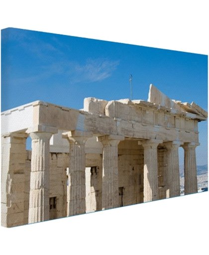 Akropolis Athene Canvas 120x80 cm - Foto print op Canvas schilderij (Wanddecoratie)
