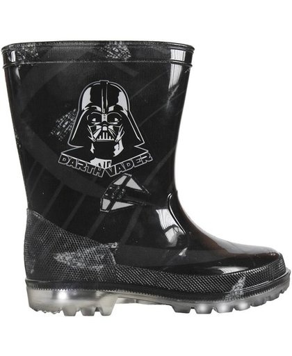 Zwarte Star Wars regenlaarzen / laarzen met lichtjes voor jongens 24-25