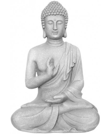 Beeld geruststellende boeddha 40 cm - tuinbeeld