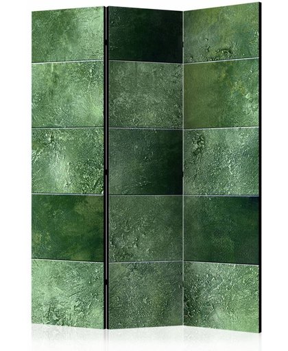 Vouwscherm - Groene puzzel 135x172 cm