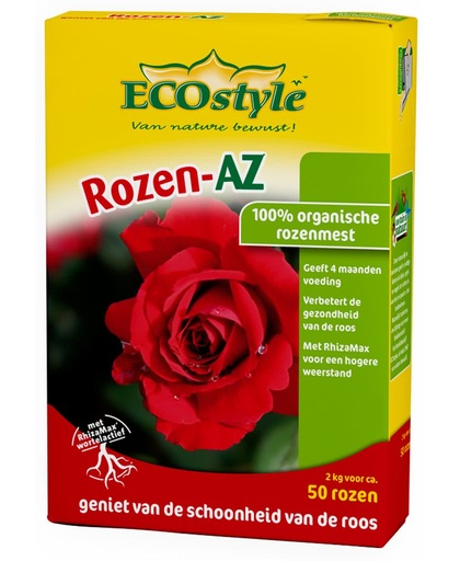 ECOstyle Rozen-AZ - 2 kg - organische rozenmest voor 50 rozenplanten