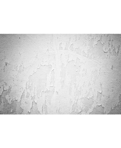 Betonlook Behang | Licht op de witte muur | 376 x 250 cm | Extra Sterk Vinyl Behang