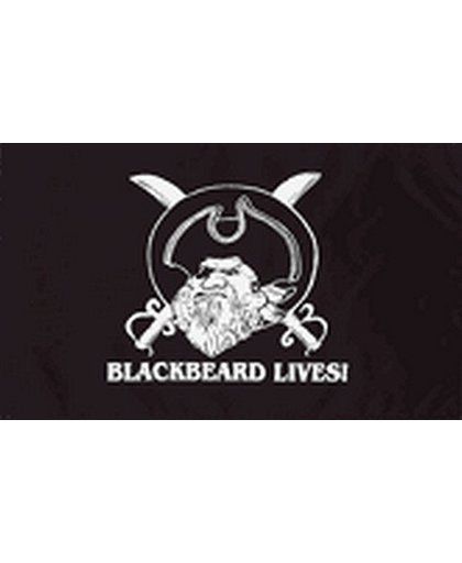 Blackbeard Lives piratenvlag