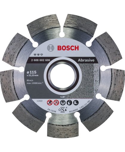 Bosch - Diamantdoorslijpschijf Expert for Abrasive 115 x 22,23 x 2,2 x 12 mm