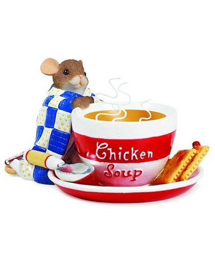 Charming Tails: Hope This Has You Feelin "Souper Soon", Hoogte 7cm