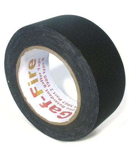 Gaf Fire brandvertragende gaffa tape 48mm x 25m zwart