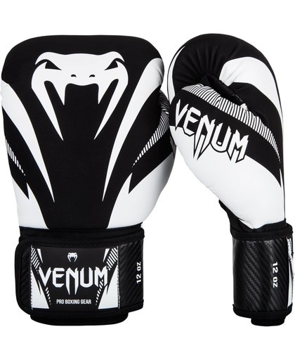 Venum Impact Boxing Gloves Black / White-12 oz.