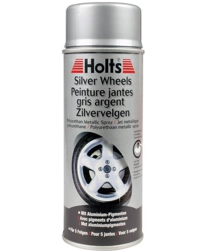 Holts Silver Wheels Lak 400ml - Spuitbus zilver voor velgen