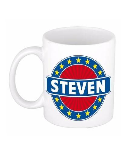 Steven naam koffie mok / beker 300 ml - namen mokken