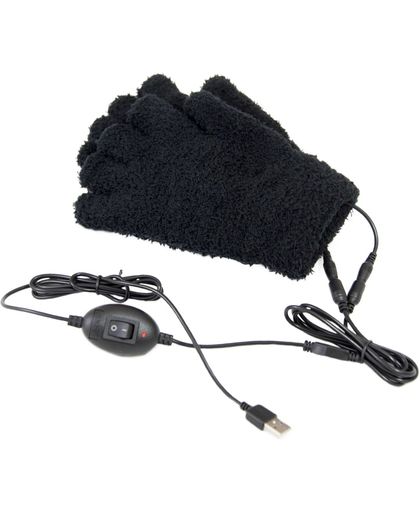 Obbomed MH-1020 USB verwarmde handschoenen - zonder vingertoppen - kleur zwart