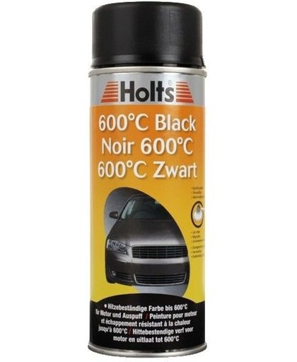 Holts Hittebestendige Verf Zwart 400ml voor Uitlaten en motoren