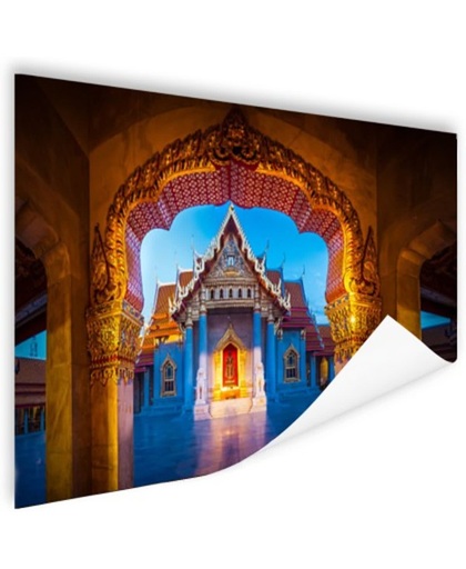 Tempel Bangkok Poster 150x75 cm - Foto print op Poster (wanddecoratie)