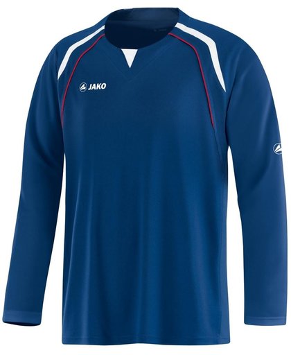 Jako Shirt Wembley Long Sleeve - Sportshirt -  Heren - Maat 152 - Nachtblauw;Wit;Rood