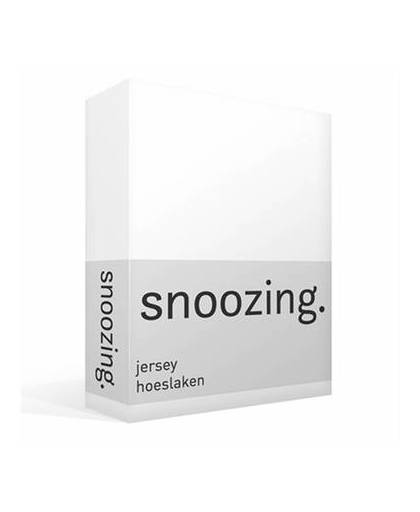 Snoozing jersey hoeslaken - 1-persoons (90x210/220 cm)