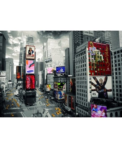 New York-Manhattan-Time Square-Extra Groot-Extra Large-100x140cm.