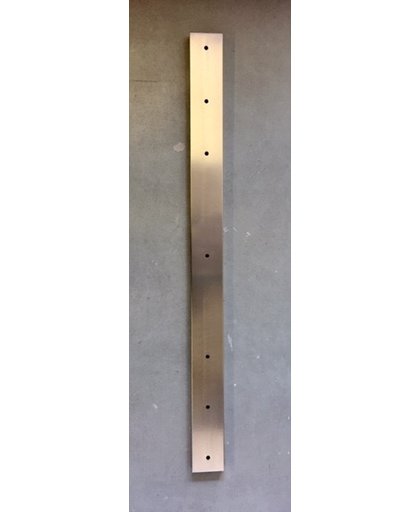Plafondbalk 1200x90x25mm 5 gaten Satin Staal