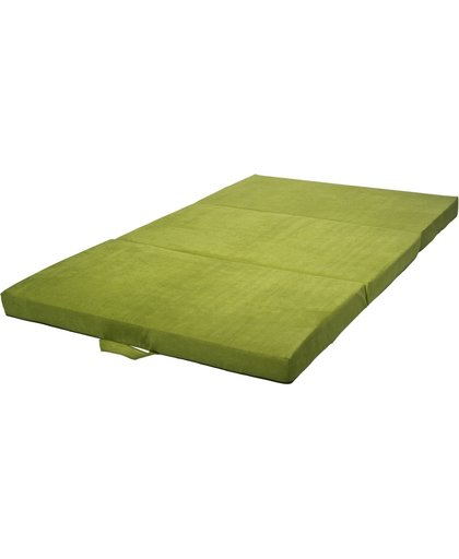 Logeermatras - camping matras - reismatras - opvouwbaar matras - 120 x 200 x 10 - groen