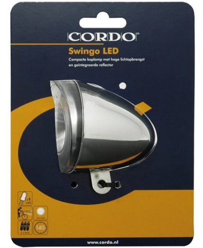 Cordo Swing Voorlicht - Fietslamp - LED - Chroom