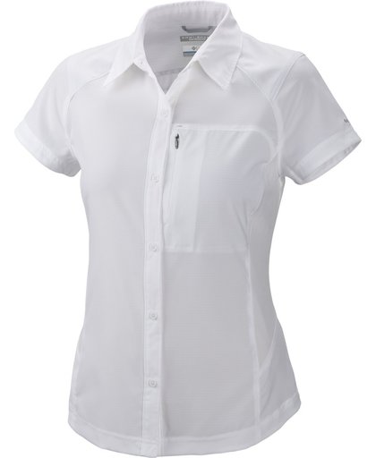 Columbia Silver Ridge Short Sleeve Shirt - dames - blouse korte mouwen - maat S - wit