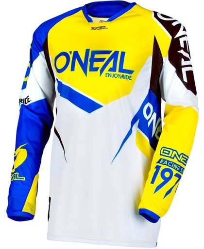 O'Neal Crossshirt Hardwear Flow True Blue/Yellow-L