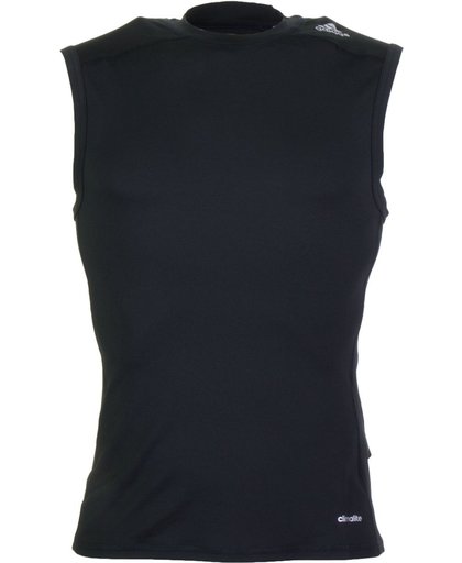 adidas TechFit Base Sleeveless  Sportshirt - Maat XL  - Mannen - zwart