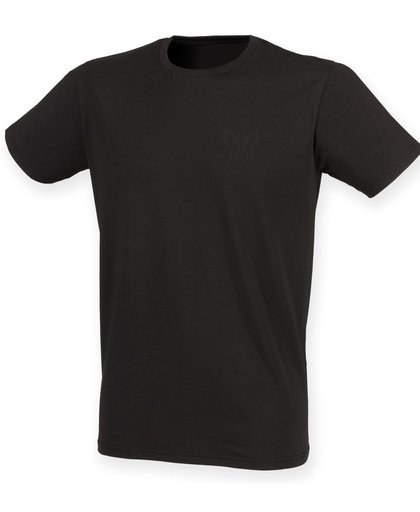 T-Shirt Feelgood Stretch Zwart - Label 1401