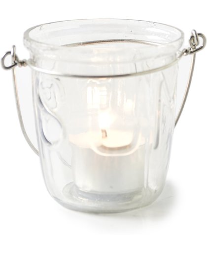 Riviera Maison Bucket Votive Summer - Waxinelichtjeshouder - transparant - Glas