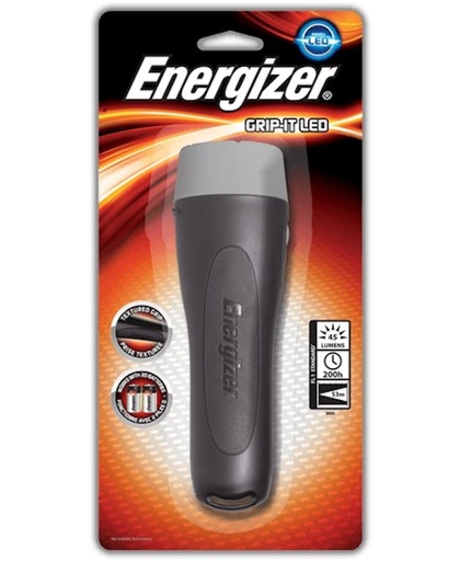 Energizer Grip-IT Zaklamp LED Zwart, Grijs