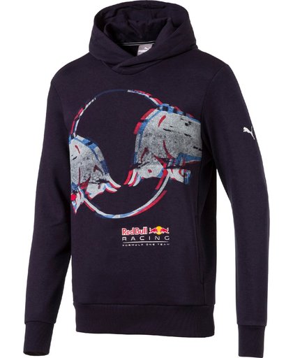 PUMA Red Bull Racing Double Bull Hoodie Hoodie Heren - NIGHT SKY