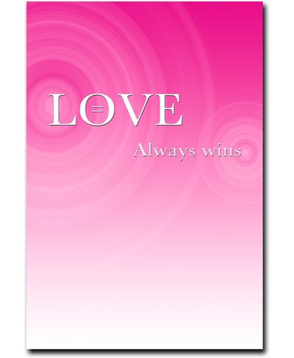 Poster - Love always wins