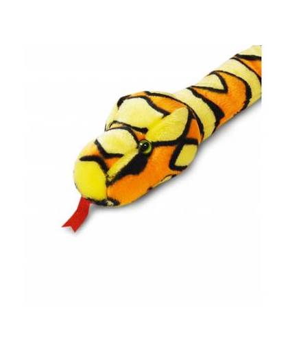 Keel toys pluche slang knuffel oranje 200 cm