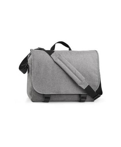 Bagbase two-tone digital schoudertas grey marl 11 liter