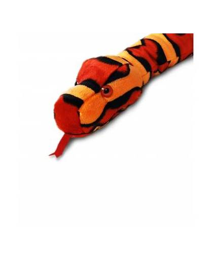 Keel toys pluche slang knuffel rood 200 cm