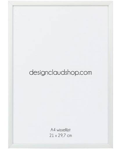 Aluminium wissellijst Fotolijst DesignClaud - Mat zilver - A4 formaat