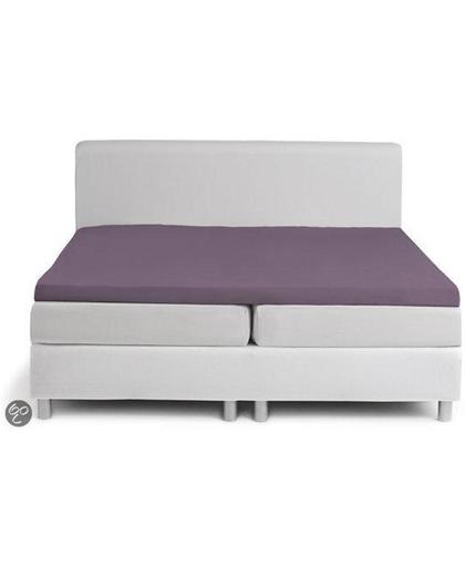Topcover katoen 90 x 200 (21) purple Standaard (tot 8 cm) Nightkiss