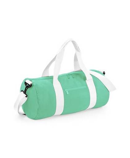 Bagbase retro schoudertasmint green/white 20 liter