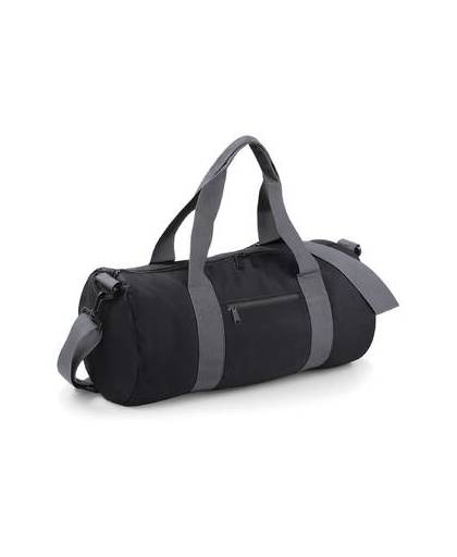 Bagbase retro schoudertas black/grey 20 liter