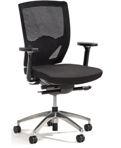 Ergonomische bureaustoel Ekso (Zwart). Luxe ergonomische bureaustoel met diverse instelmogelijkheden voor optimaal zitcomfort.