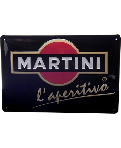 Martini Reclamebord - 'Martini l'aperitivo' | 30x20 cm