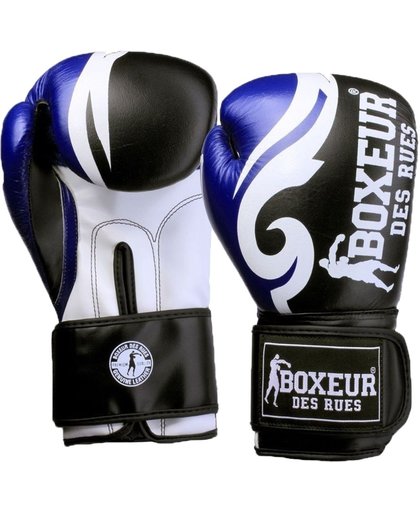 Boxeur des Rues Tribal Blue Boxing Gloves-16 oz.