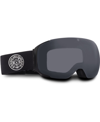 R&S The Magnetic skibril all Black - Black + extra lens