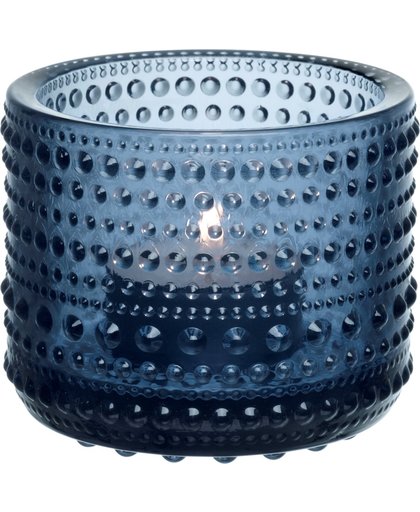 Iittala Kastehelmi Waxinelichthouder - 6,4x8cm - Regenblauw