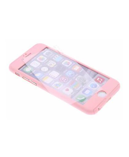 Roze 360° effen protect case voor de iphone 6 / 6s